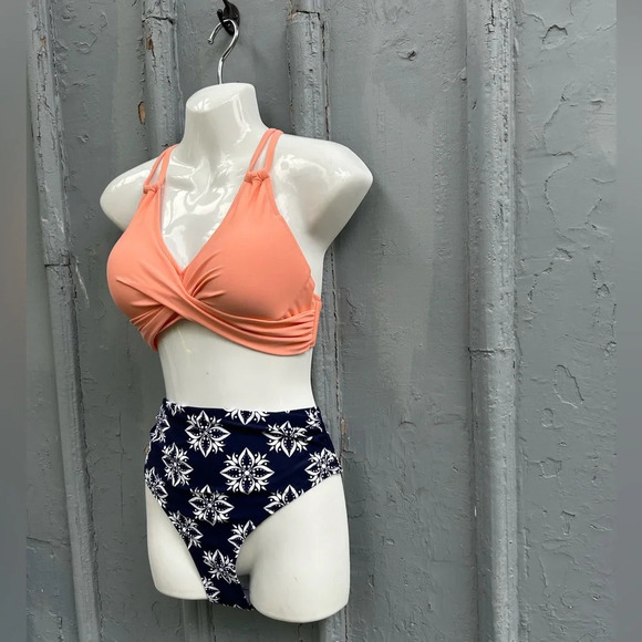Cupshe Solid and Boho Print Bikini, BNWT, size M - Picture 6 of 13
